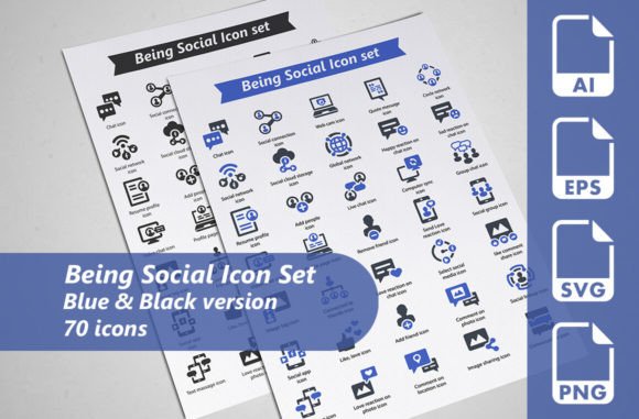 Being Social Icon Set: A Practical Asset for Design Workflows