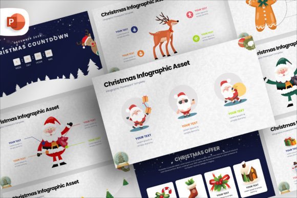 Christmas Slide Infographic Presentation: Your Seasonal Presentation Powerhouse