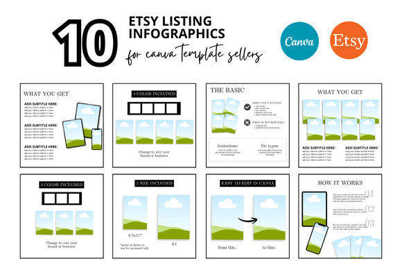 Evaluating the Value of 10 Etsy Listing Photo Infographics for Your Shop