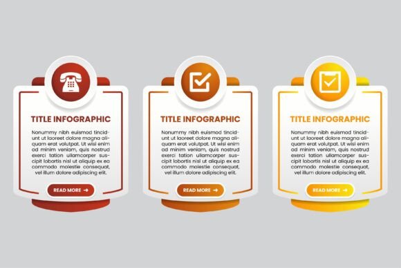 Five Curve Abstract Infographic for Clear Visual Storytelling