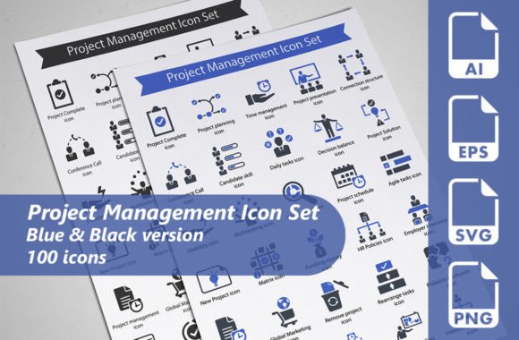 How a Project Management Icon Set Streamlines Your Visual Workflow