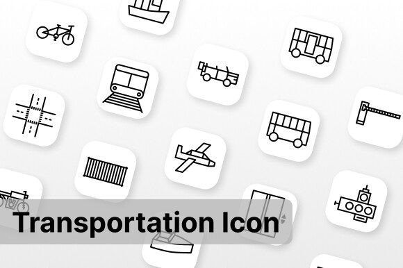 How Trasnportation Icon Sets Streamline Your Design Projects