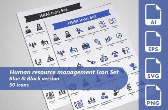 Human Resource Management Icon Set