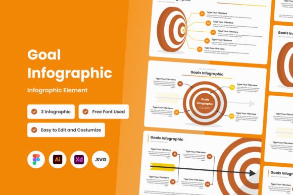 Map Your Success with the Goal Infographic Template