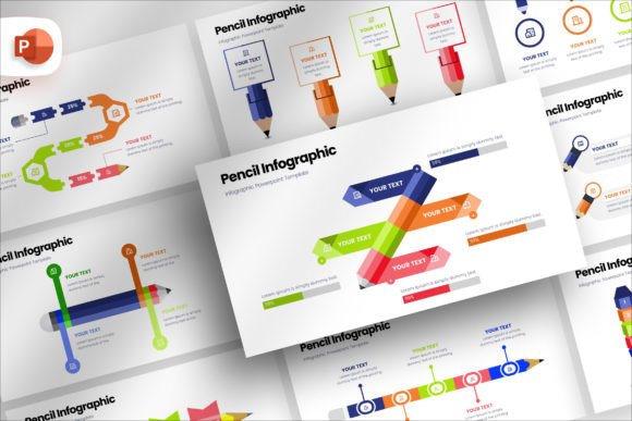 Pencil Infographic PowerPoint Template: A Practical Tool for Real-World Presentations