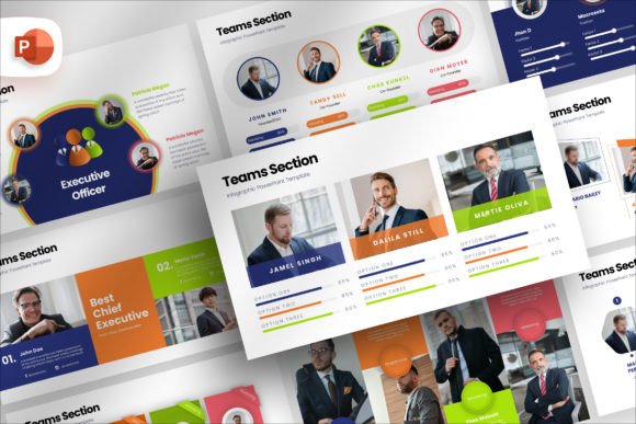 Teams Section Infographic Presentation: Transform Your Visual Storytelling Process