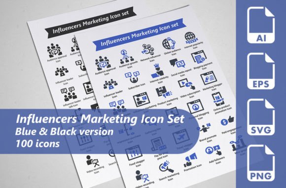 The Strategic Edge of the Influencers Marketing Icon Set in Visual Communication